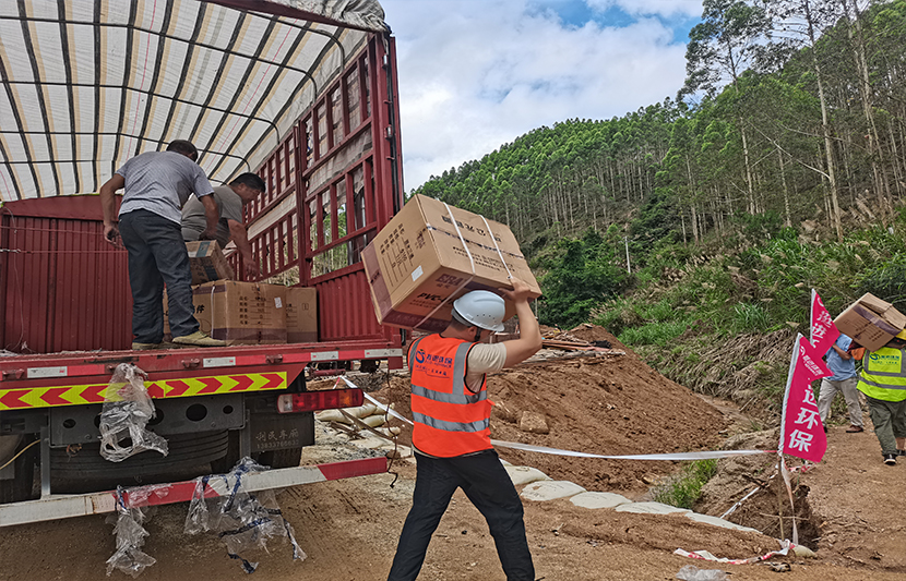 挺進環(huán)保|假期不停工爭分奪秒搶工期 廣西賀州項目建設(shè)加緊沖刺中